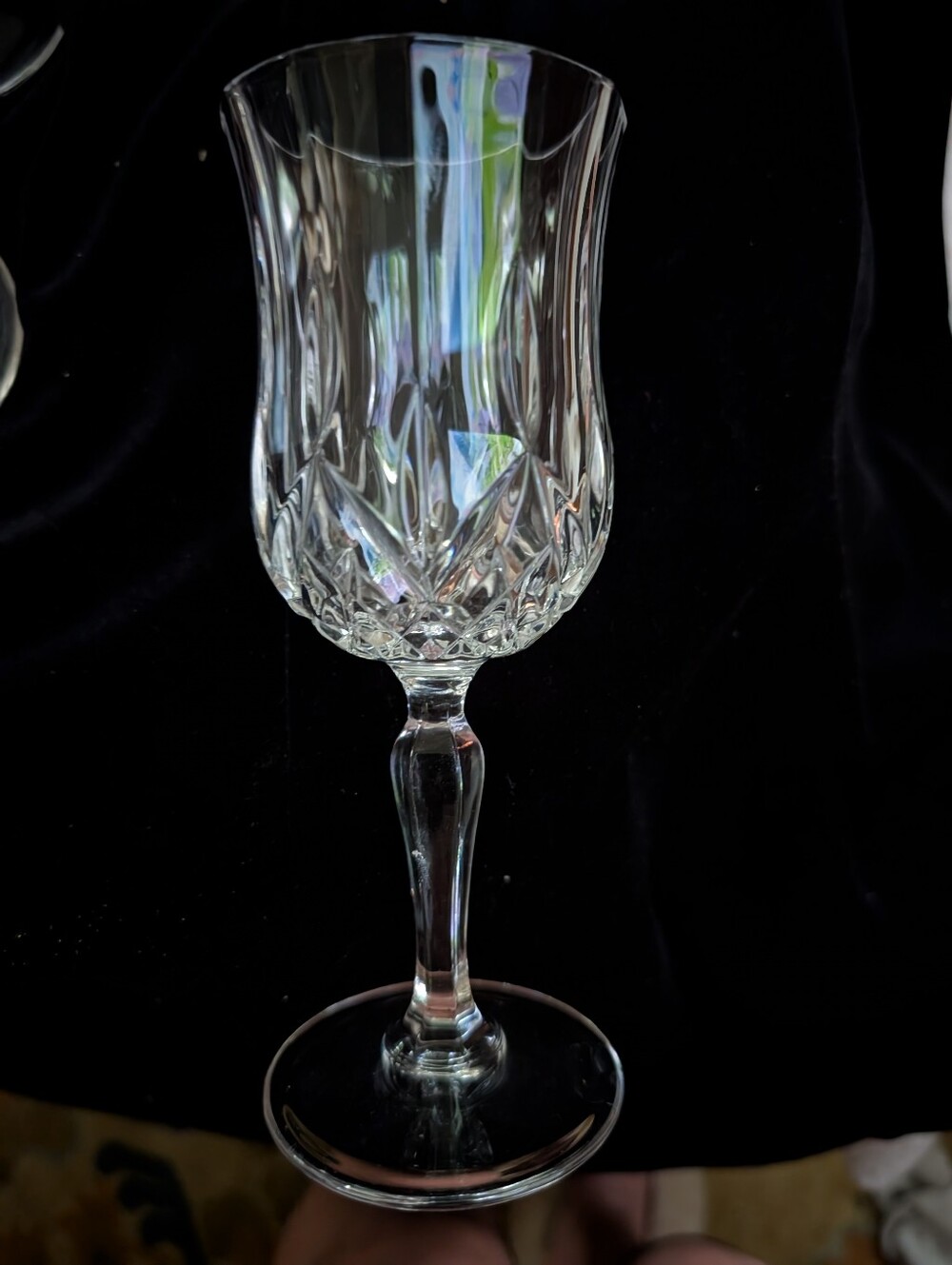 Rare Find Four Crystal Vintage Water/ Wine Glasses